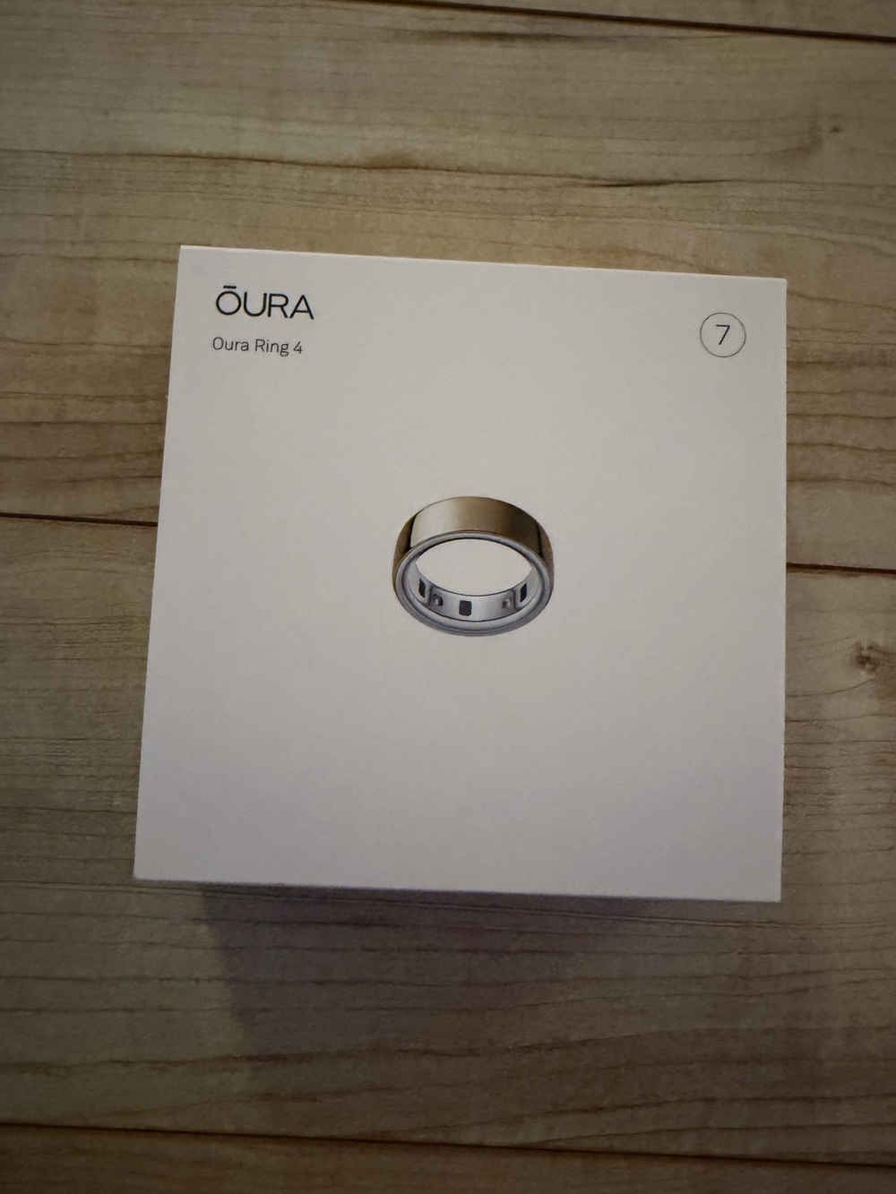 NIB Oura Ring 4 size 7 GOLD